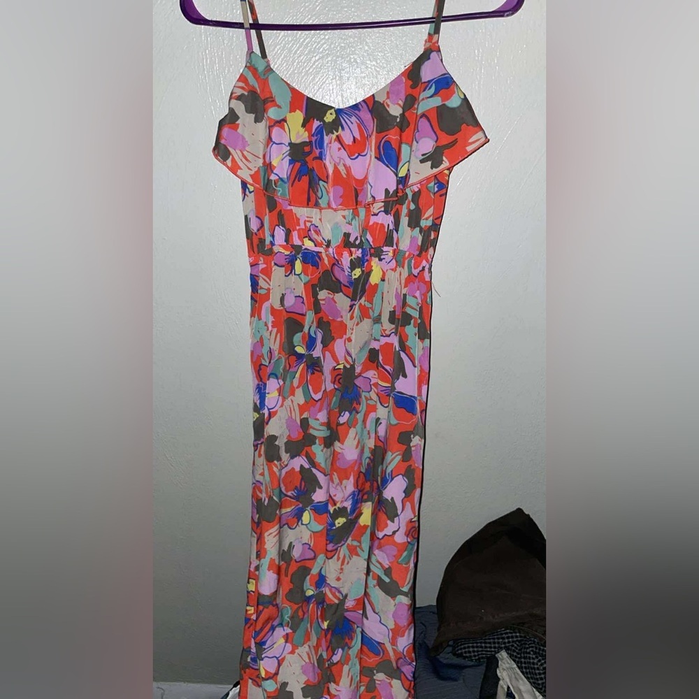 Colorful Abstract Maxi Dress